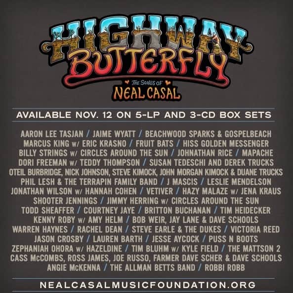 Neal casal tribute album collection highway butterfly